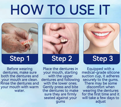 NEGUSY™ Silicone Denture Ruler Set (👩‍⚕️ADA Compliant Approved By Professional Dentists)