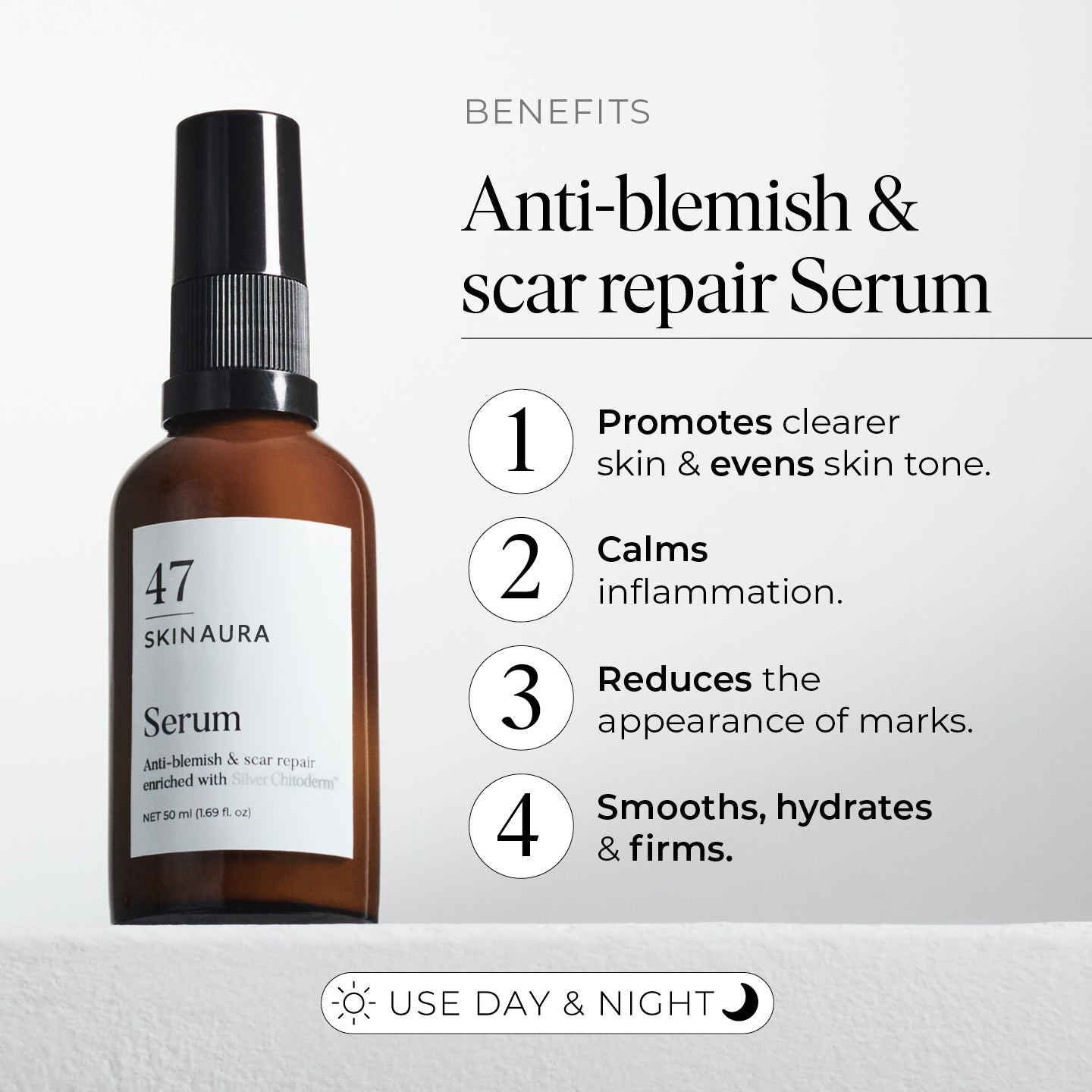 47 SKIN Aura™ Anti-Blemish & Scar Repair Serum