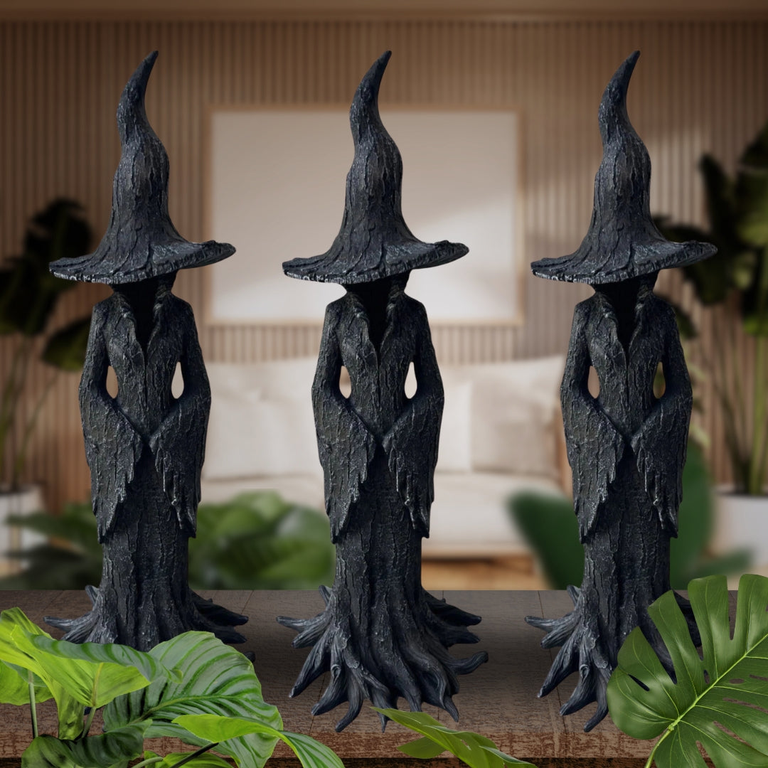 🔥LAST DAY 49% OFF - ❤️‍🔥🧙‍♀️Hand-Painted Enchanting Witch Statue: The Guardian of Your Home (✨Same as in the video)