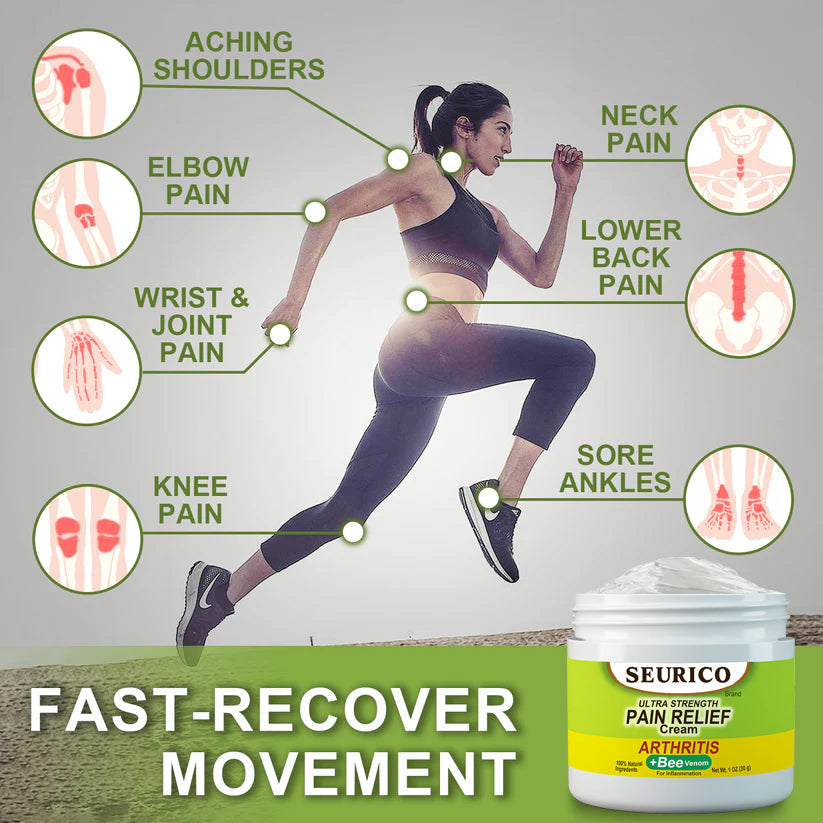 Seurico™ Bee Venom Joint & Bone Therapy Cream (Full Body Recovery, Pure Natural Formula)