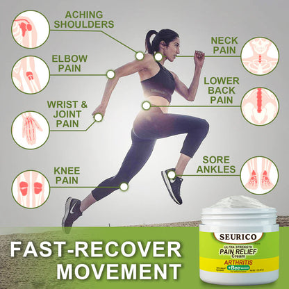 Seurico™ Bee Venom Joint & Bone Therapy Cream (Full Body Recovery, Pure Natural Formula)