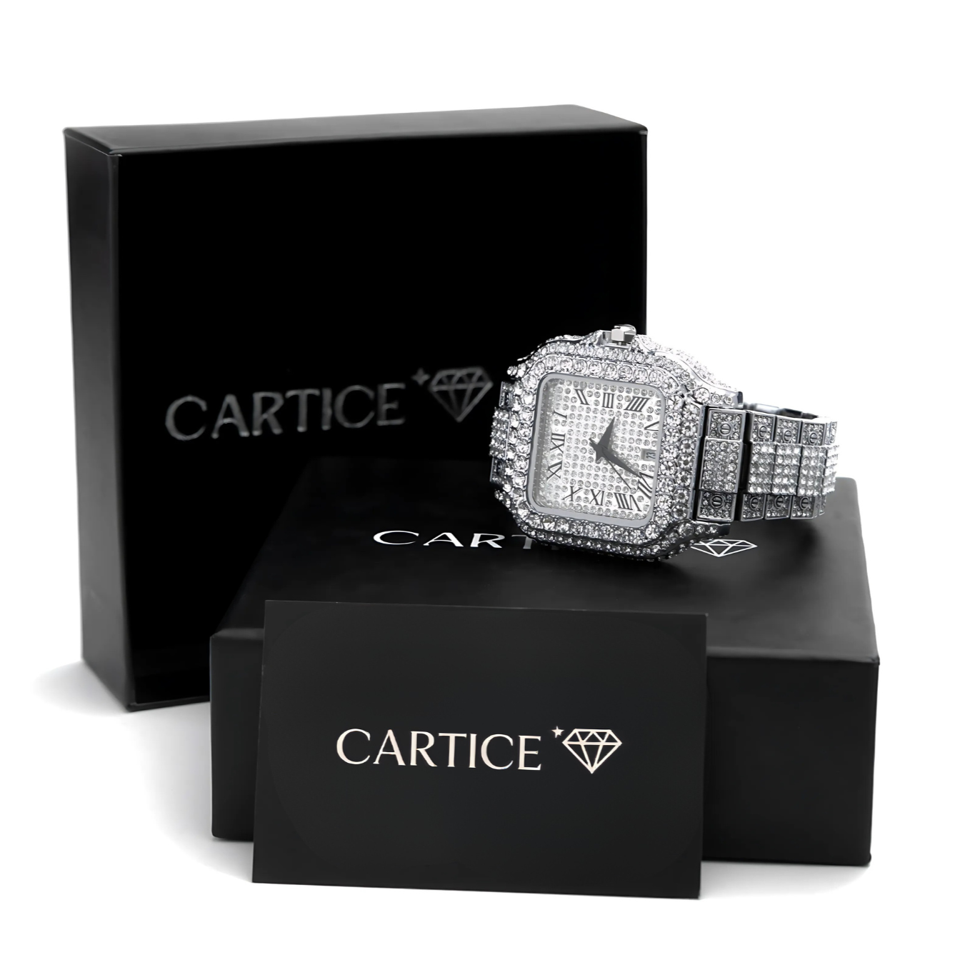 Cartice Royale The Quintessential Iced Diamond Wristwear