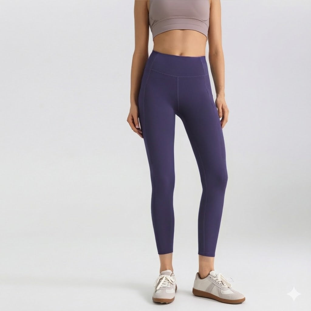 High Waisted Leggings for Women with Pockets – Soft Tummy Control Active Pants for Yoga, Running & Daily Wear