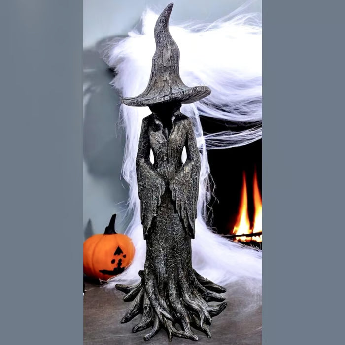 🔥LAST DAY 49% OFF - ❤️‍🔥🧙‍♀️Hand-Painted Enchanting Witch Statue: The Guardian of Your Home (✨Same as in the video)