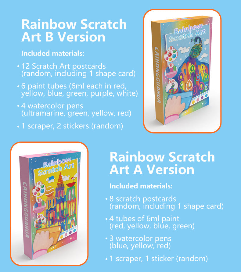 🖼️DIY Rainbow Scratch-tastic Adventure🚀