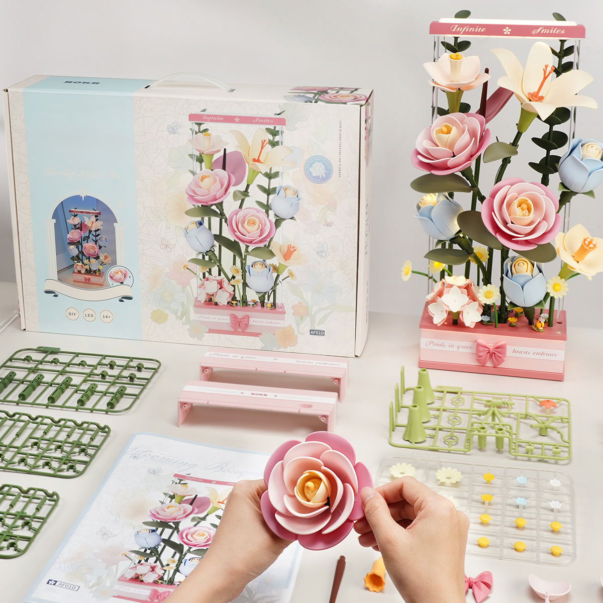 ROKR Blooming Bouquet Box DIY 3D Puzzle AF01D