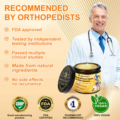 Seurico™ Botulinum Toxin & Bee Venom Pain-Relief Bone Healing Cream (Copy)