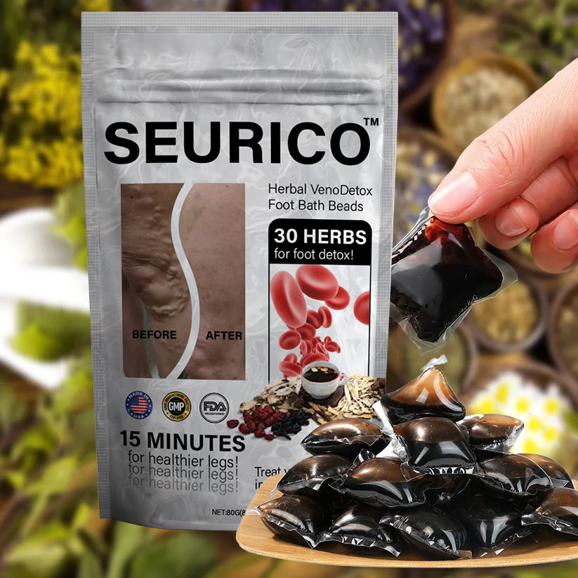 🌿Seurico™ Herbal VenoDetox Foot Bath Beads🌲(𝐋𝐀𝐍𝐀 𝐂𝐞𝐫𝐭𝐢𝐟𝐢𝐜𝐚𝐭𝐢𝐨𝐧，𝗟𝘆𝗺𝗽𝗵𝗮𝘁𝗶𝗰 𝗔𝘀𝘀𝗼𝗰𝗶𝗮𝘁𝗶𝗼𝗻 𝗼𝗳 𝗔𝗺𝗲𝗿𝗶𝗰𝗮)