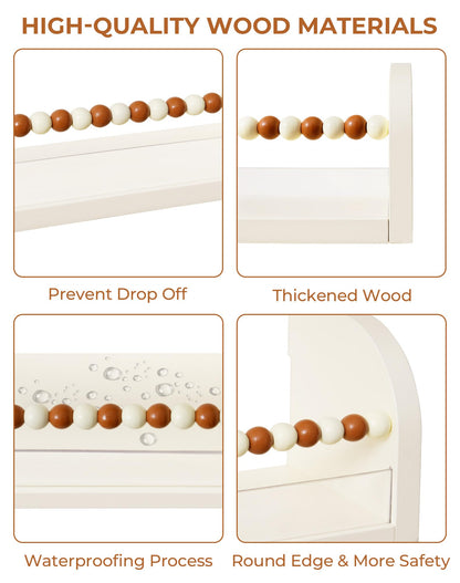 ROBUD Nursery Floating Shelves for Wall