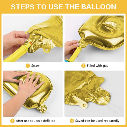 🎉 Happy Birthday Foil Balloon Set