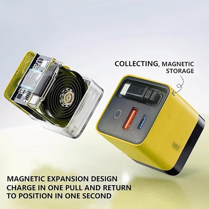 🎁⚡ 3-in-1 80W GaN Fast Charger