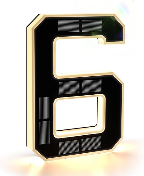 🔥Hot Sale 49% OFF🎁✨ Solar Lighted House Number - Waterproof LED Address Sign