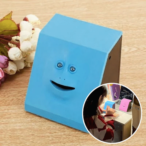 Face Coin Bank - The Greedy Coin-Eating Fun Coin Bank