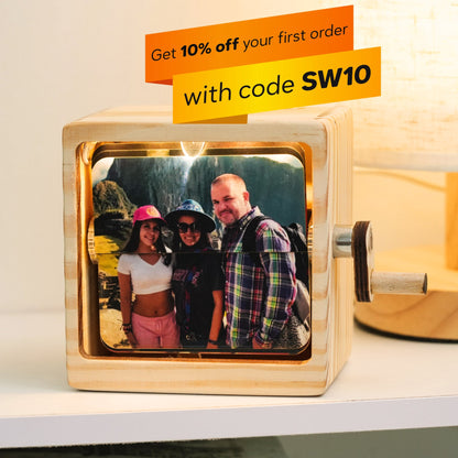 Flip Photo Box – Customizable Memory Album