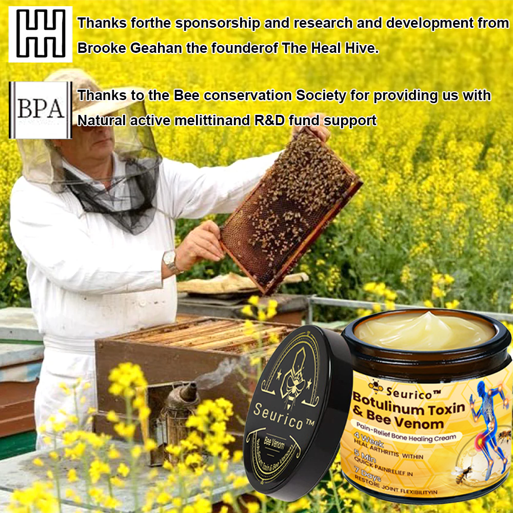 Seurico™ Botulinum Toxin & Bee Venom Pain-Relief Bone Healing Cream (Copy)