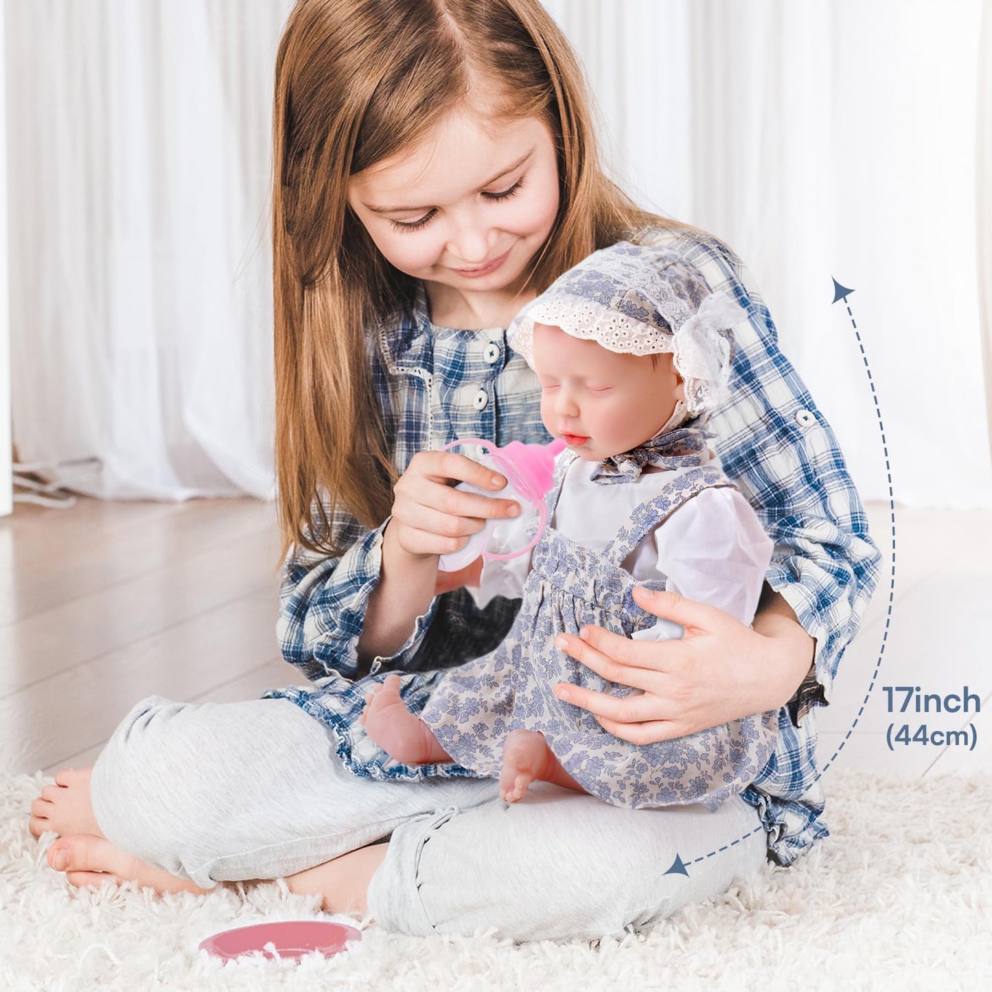 ROBUD 17-Inch Reborn Baby Doll