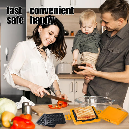 3‑Minute Microwave Toastie Maker – Sealed Hot Sandwiches in Minutes 🔥BUY 2 GET 20% OFF🔥