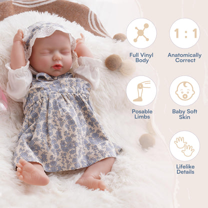 ROBUD 17-Inch Reborn Baby Doll