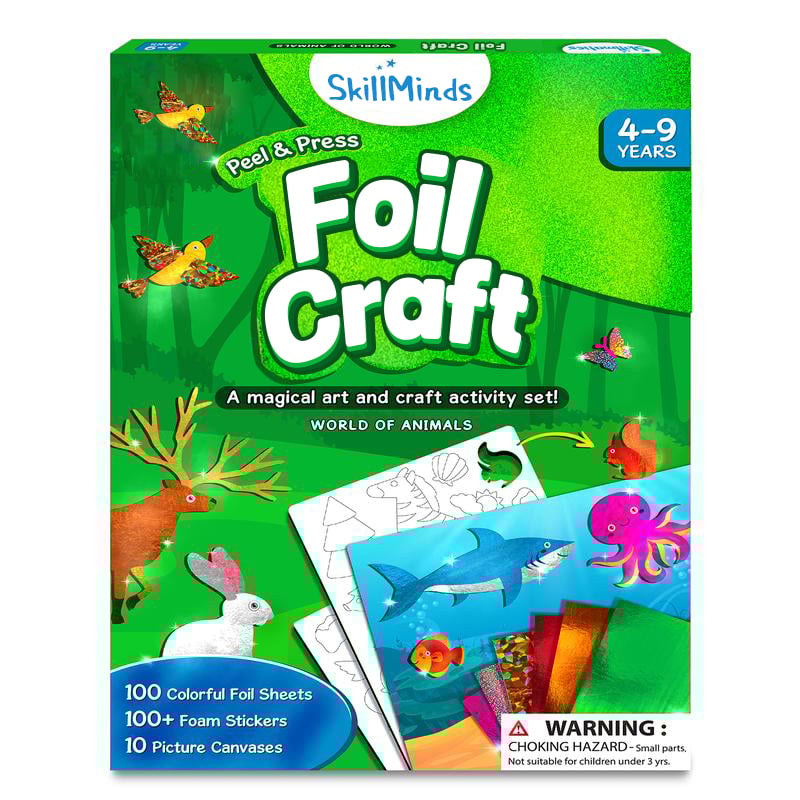 🔥LAST DAY 55% OFF - Foil Art & Craft Activity 🤲💓No Mess Art Kit