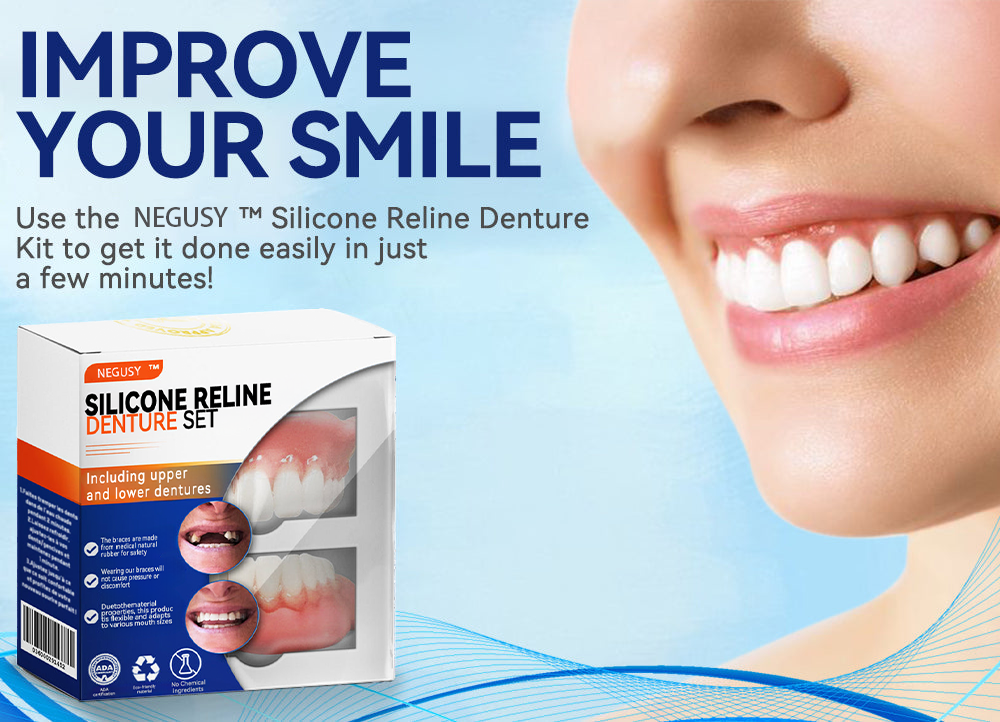 NEGUSY™ Silicone Denture Ruler Set (👩‍⚕️ADA Compliant Approved By Professional Dentists)