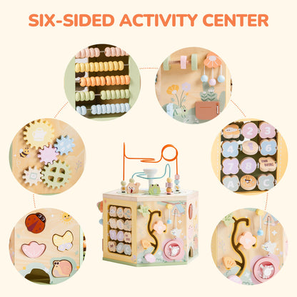 ROBUD Wooden 13 in 1 Activity Cube