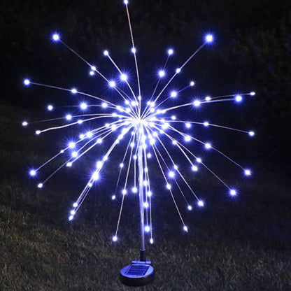 Kaliiqo™ IP65 8-Models Lights Solar Outdoor Garden Lights - Waterproof Stake Fairy Lights, Firework & Dandelion Designs for Holiday Lawn Decor