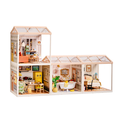 Rolife Super Creator Plastic Diy Mini House 4 in 1 L Shape