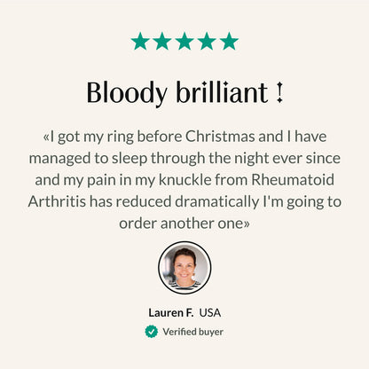 SeuricoRing – Relaxation, Restful Sleep, Pain Relief, Circulation Enhancement