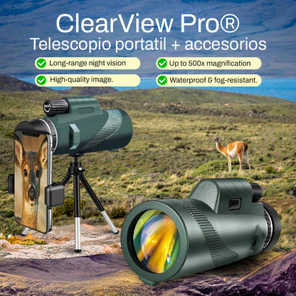 🔭ClearView Pro®: Skywatcher Portable Telescope + Accesorios