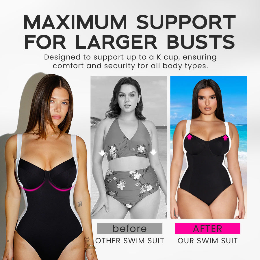 Sexy Slim & Sculpt One Piece Swimsuit for Women