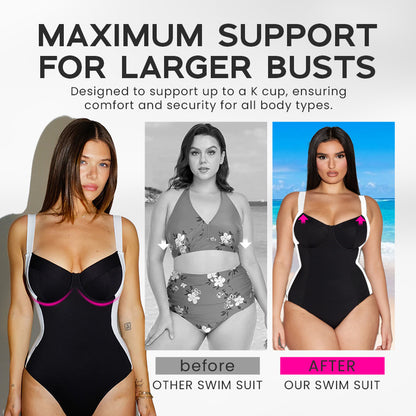 Sexy Slim & Sculpt One Piece Swimsuit for Women