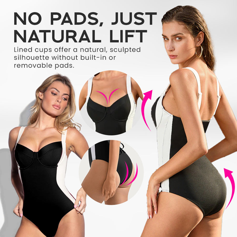 Sexy Slim & Sculpt One Piece Swimsuit for Women