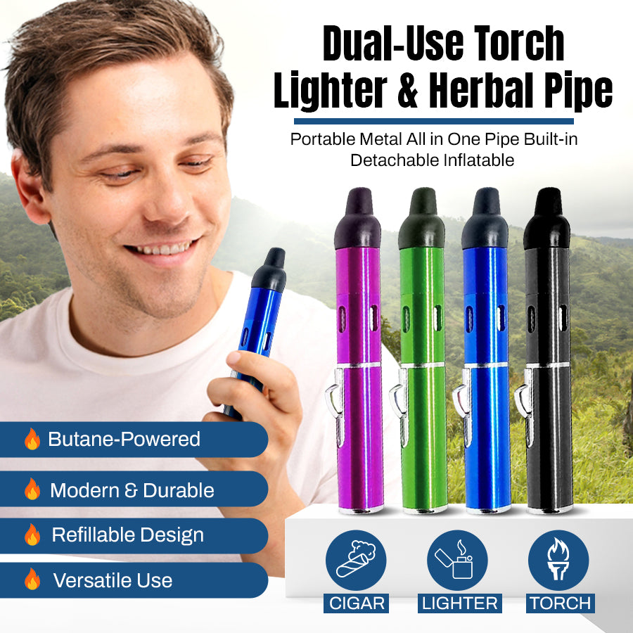 🔥Independence Day Sale 49% OFF - Deluxe Pipe Lighter Set for Men