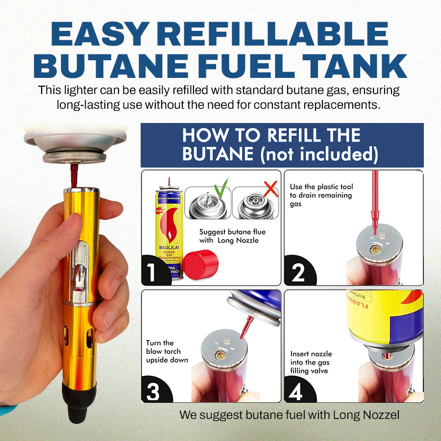 🔥Independence Day Sale 49% OFF - Deluxe Pipe Lighter Set for Men