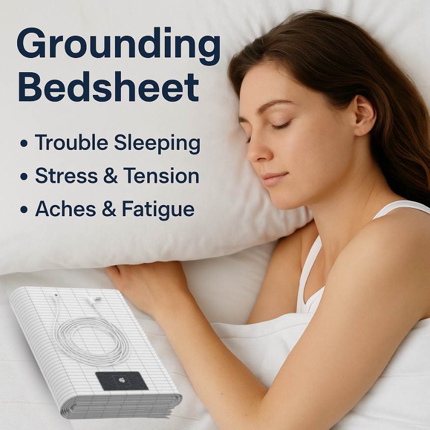 【🔥Flash Sale 75% OFF🔥】LBMLBM™ Grounding Bedsheet – Deep Sleep, Pain Relief & Stress Reduction