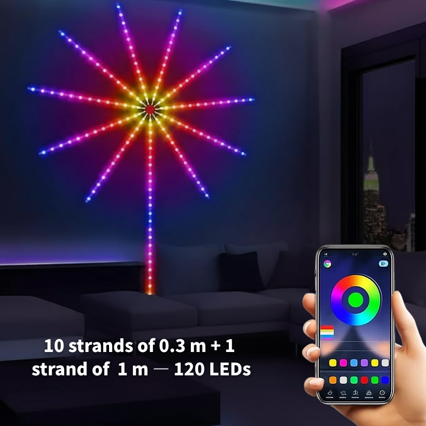 10×0.3 m + 1×1 m（120 LEDs）