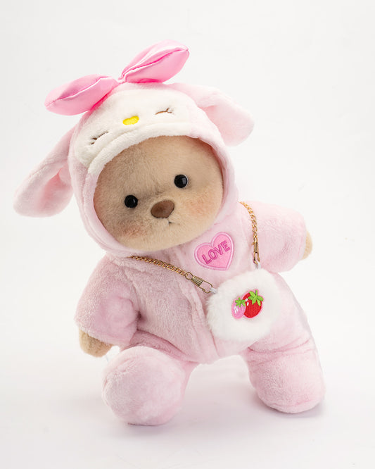Daichy™ Love Strawberry Bear | Handmade Jointed Teddy Bear Gift