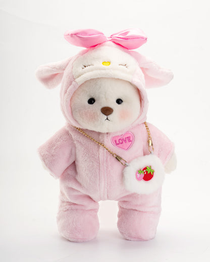 Daichy™ Love Strawberry Bear | Handmade Jointed Teddy Bear Gift