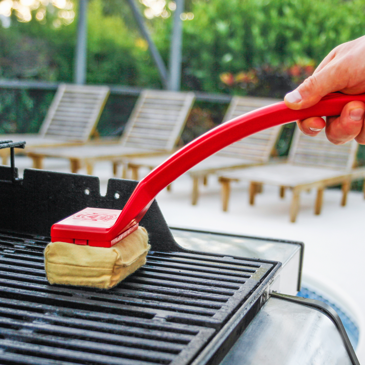 Grill Brush - World's Safest Grill Brush - No Harmful Wire Bristles