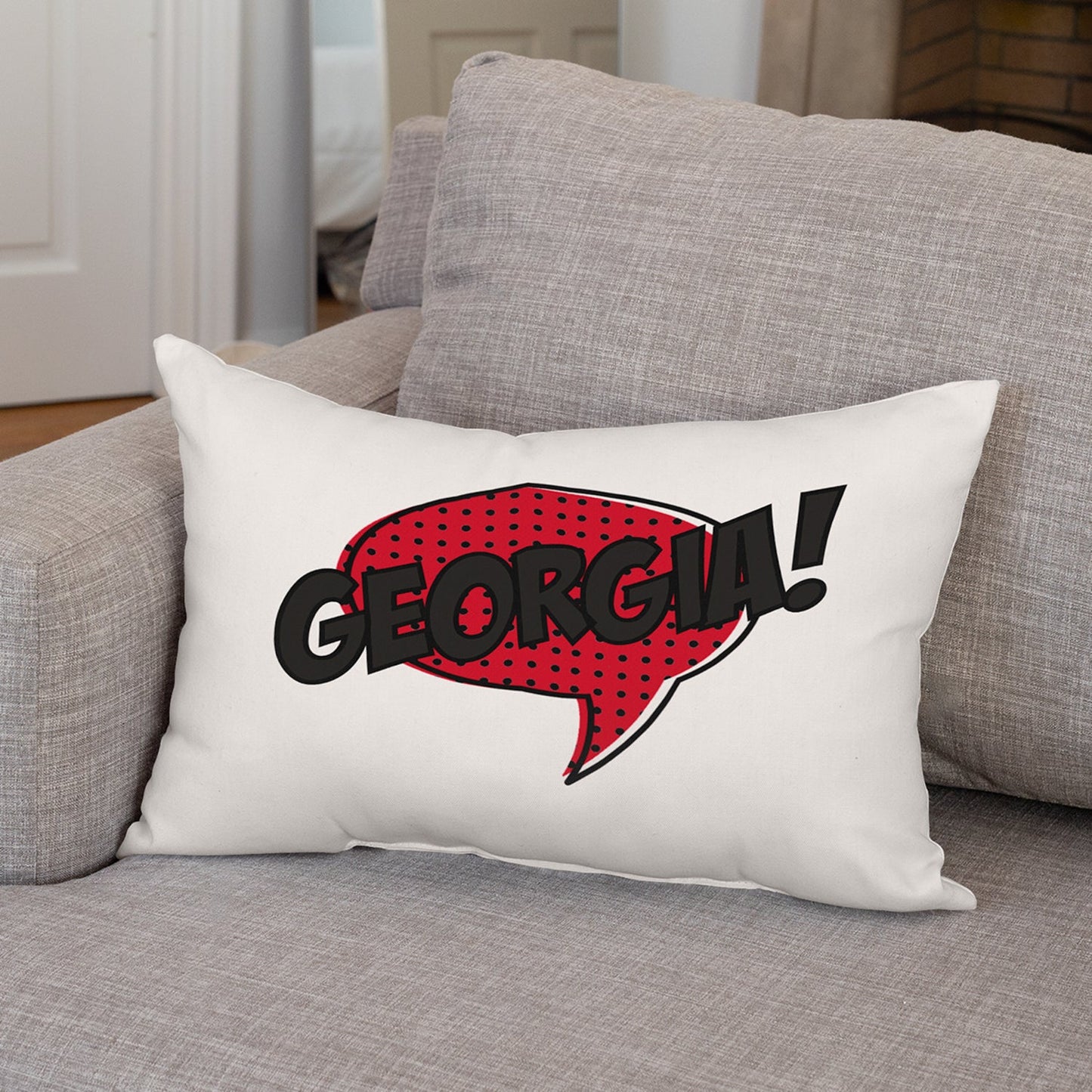 Georgia, College! Pillow