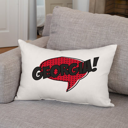 Georgia, College! Pillow