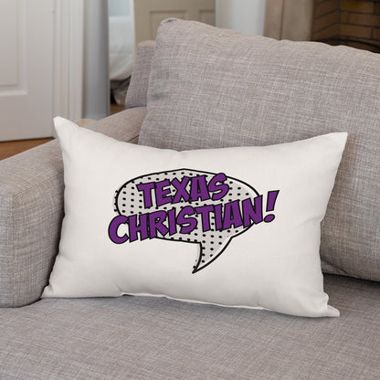 TCU, College! Pillow
