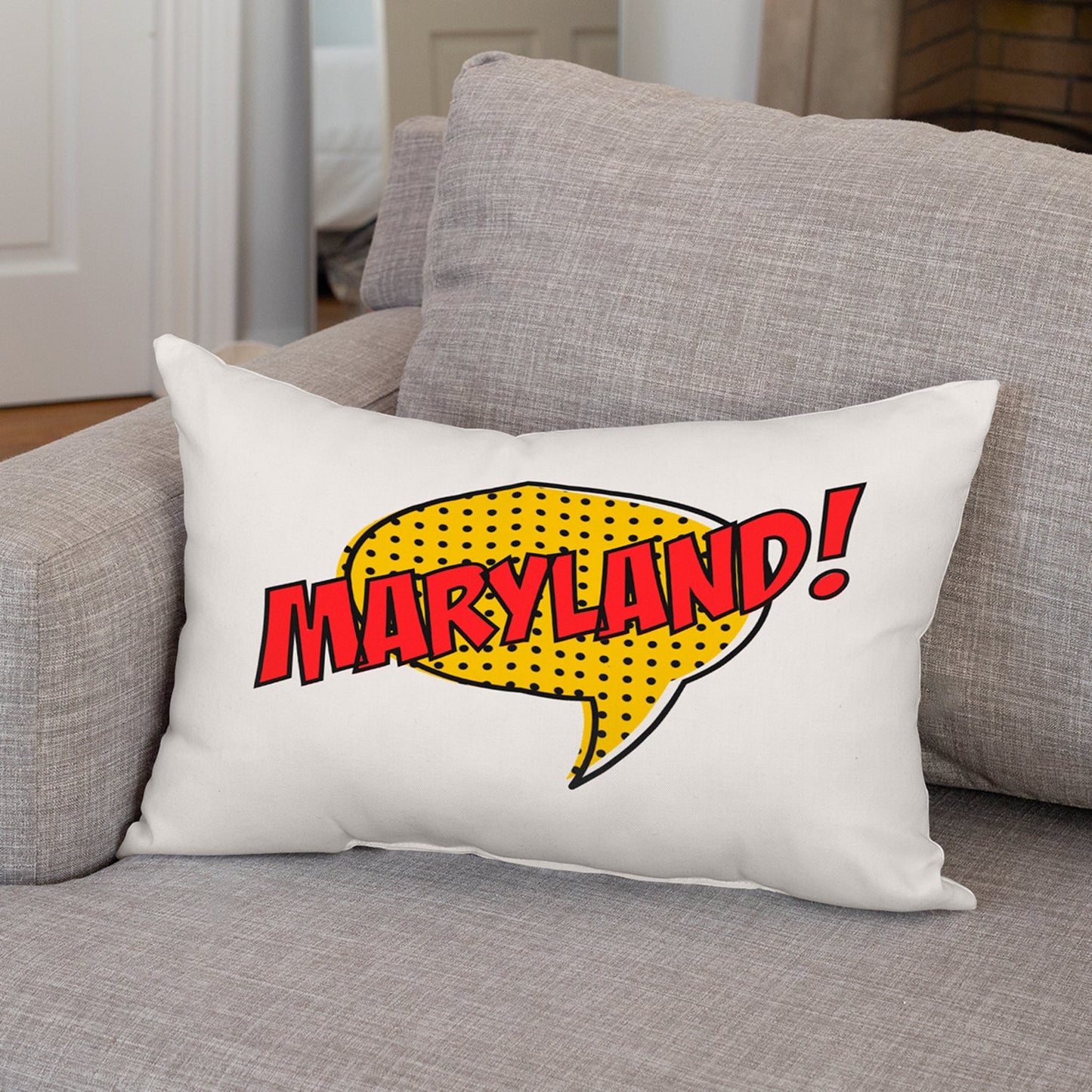 Maryland, College! Pillow