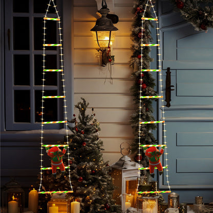 🎅Christmas Flash Deal 🎁 65% OFF ✨ Christmas Decorative Ladder Lights – 4-in-1 Glowing Ladder That Shines Bright!