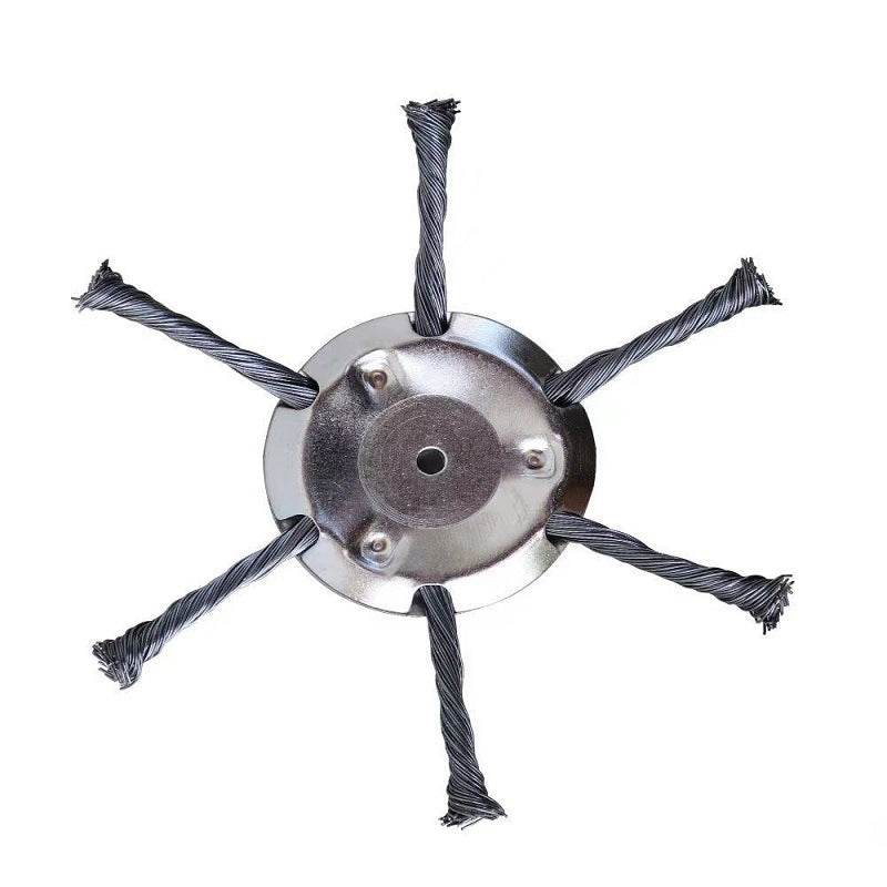 6 inch Steel Wire Brush Cutter Trimmer Head