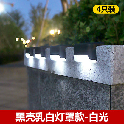 🎄 Solar Deck Lights, Automatically ON/OFF💡 4 PCS IN 1 Set