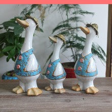 Resting Home Decor Ceramic Duck Figurine