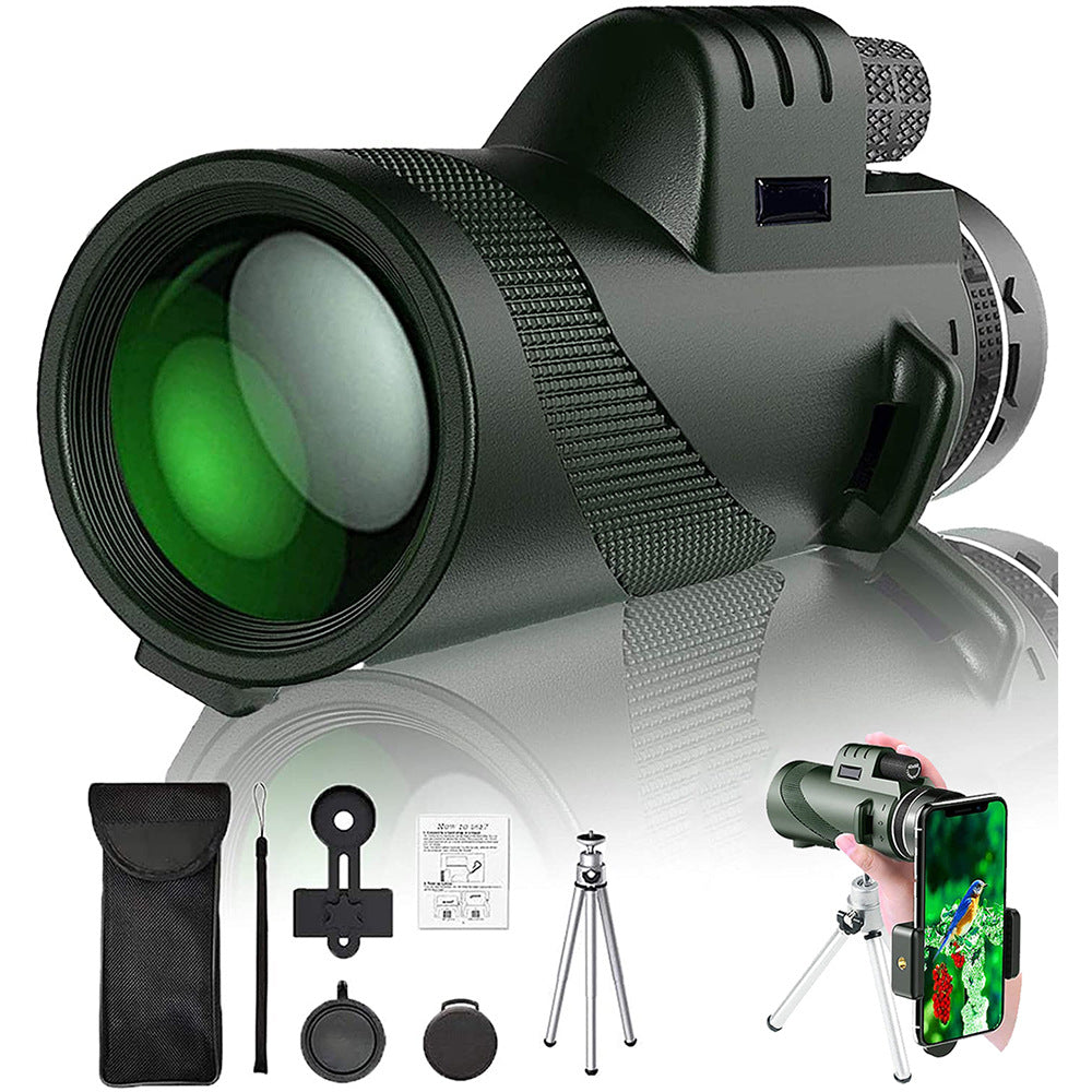 🔥High-Power 80x100 Monocular | Compact, Clear & Long-Distance Viewing