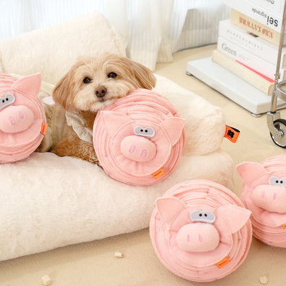 Pink Piggy Dog & Cat Snuffle Toy