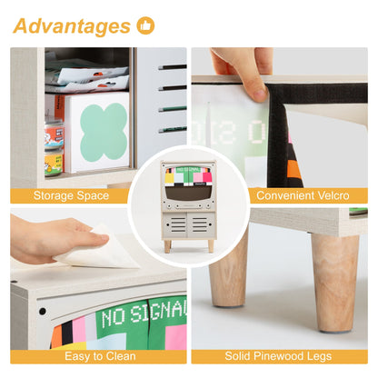 Wooden TV Cat House & Condo